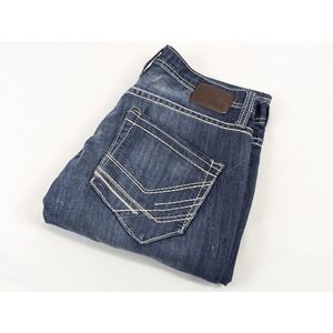 BKE Aiden Straight Leg Jeans Mens 30 S Embroidered 30x30 Western Pants